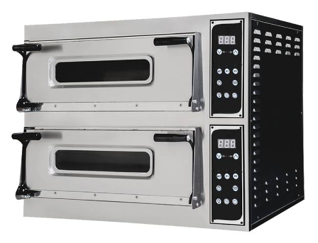 Pizzaofen Pane66 Digital - 2 Kammern - für 12 Pizzen á 35 cm