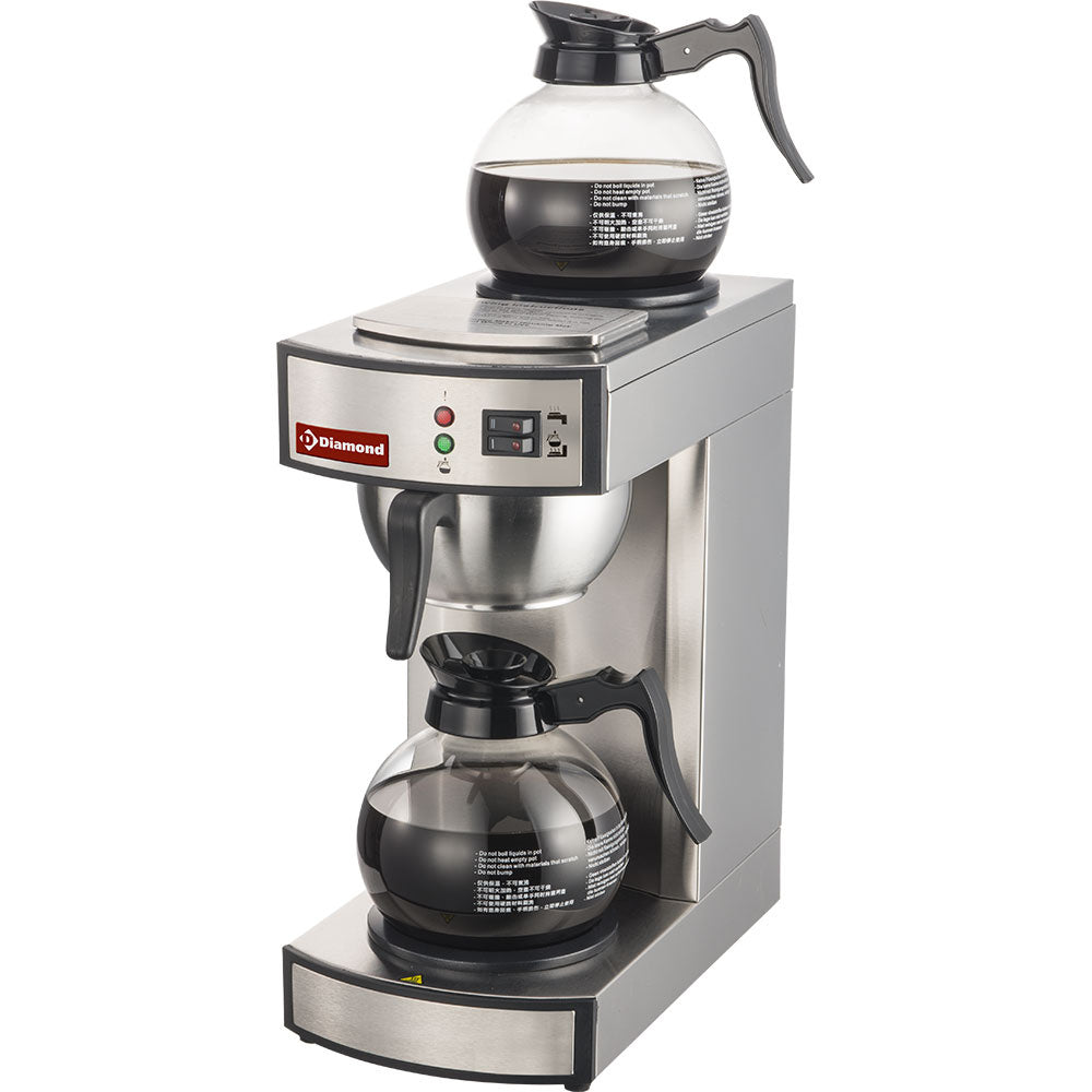 Filter Kaffeemaschine - 1-gruppig + 2 Wärmhalteplatten - Halbautomatisch - PCF-S2/F