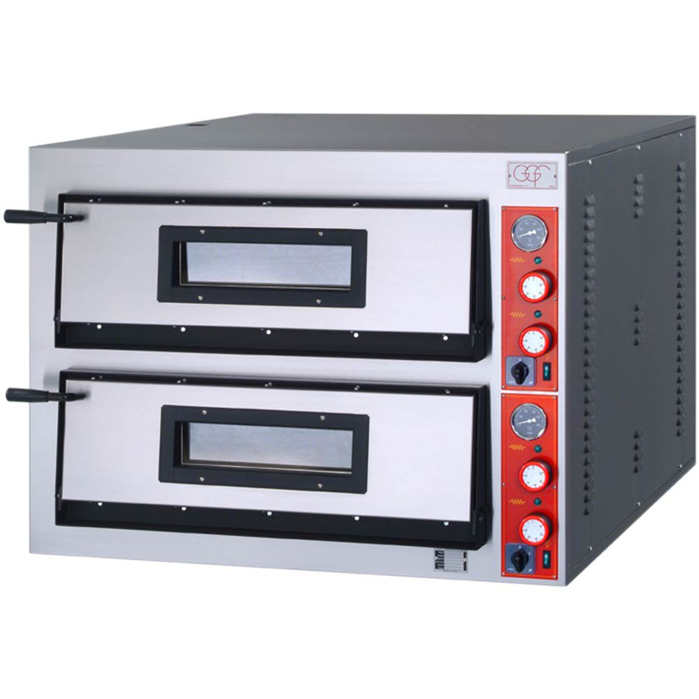 GGF Pizzaofen mit einer Kammer, Vollschamott, 12 kW, 1010 x 850 x 750mm (BxTxH)