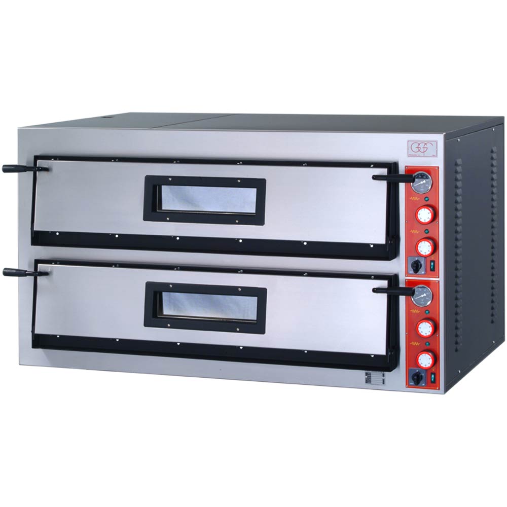 GGF Pizzaofen mit einer Kammer, Vollschamott, 18 kW, 1370 x 850 x 750 mm (BxTxH)