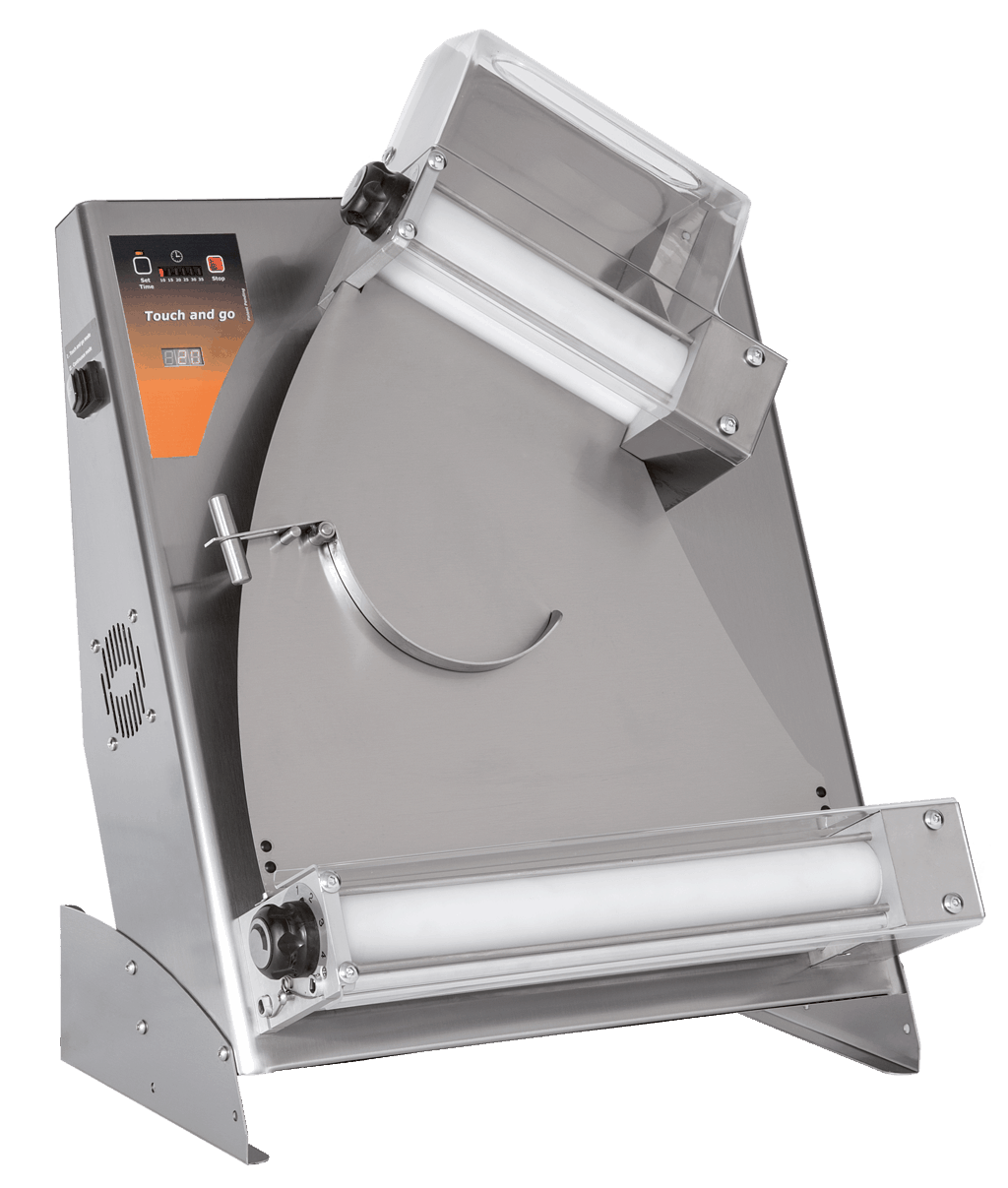 Teigausroller Touch & Go - 2 Rollen - Pizzadurchmesser: 14-30 cm - Teiggewicht: 80-210 gr / Prisma310TG