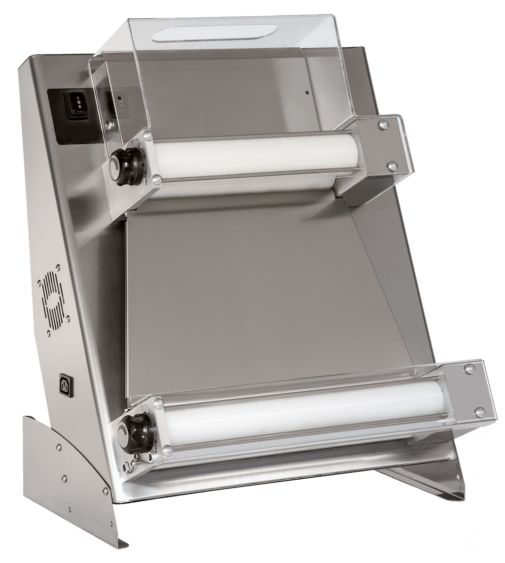 Teigausroller - 2 Rollen/obere gerade - Pizzadurchmesser: 26-45 cm - Teiggewicht: 220-1000 gr / Prisma500RP