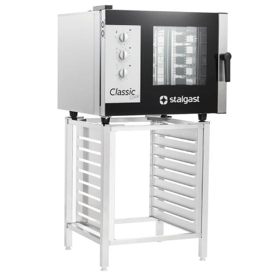 Kombidämpfer, STALGAST ClassicCook, manuelle Steuerung, Gas, 7xGN1/1, 14 kW