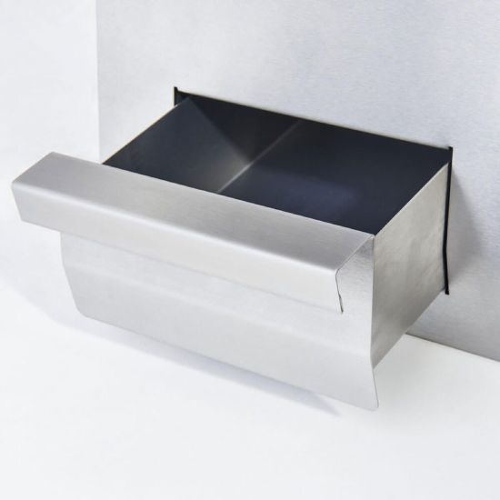 Gas-Griddleplatte, verchromt als Tischgerät, Serie 700 ND - ½ glatt / ½ gerillt 800x700x250 mm (BxTxH)