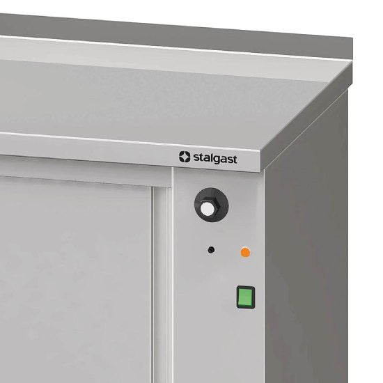 Wärmeschrank mit Schiebetüren 1600x700x850 mm mit Aufkantung