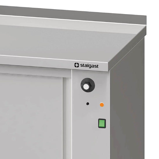 Wärmeschrank mit Schiebetüren 1000x600x850 mm mit Aufkantung