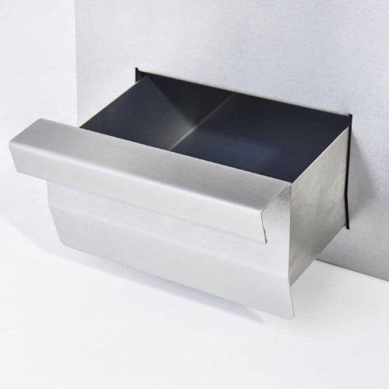 Gas-Griddleplatte, verchromt als Tischgerät, Serie 700 ND - gerillt 800x700x250 mm (BxTxH)