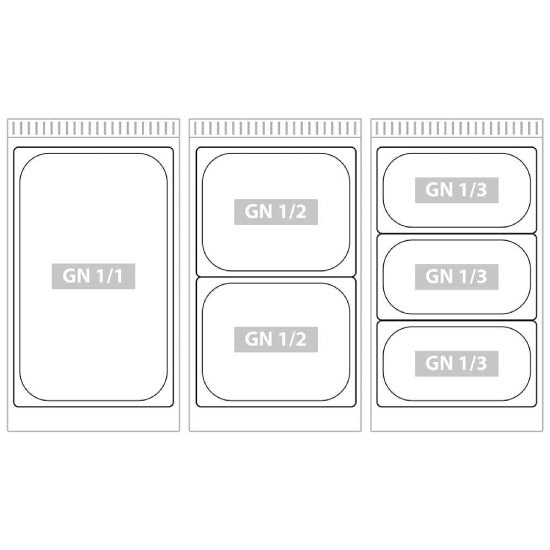 Elektro-Bain-Marie als Tischgerät Serie 700 ND - GN 2/1