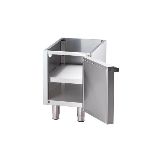 Gas-Griddleplatte, verchromt als Tischgerät, Serie 700 ND - gerillt 400x700x250 mm (BxTxH)
