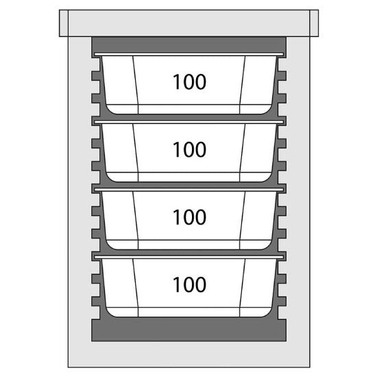 Thermobox Frontlader für 6x GN 1/1 (65 mm)