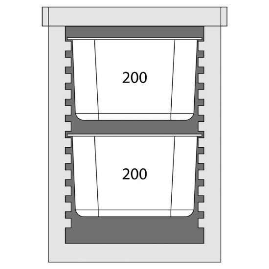 Thermobox Frontlader für 6x GN 1/1 (65 mm)