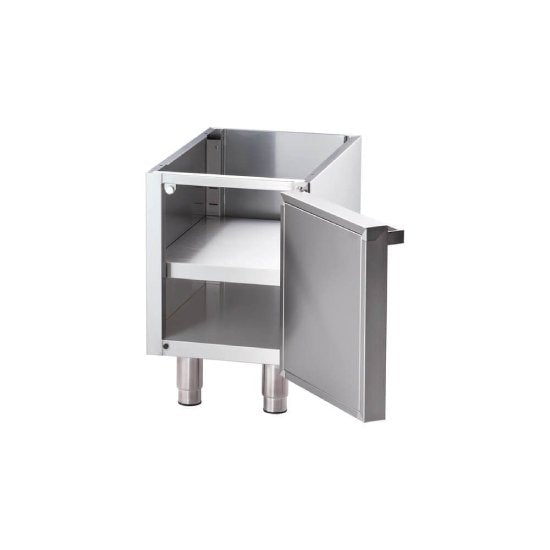 Gas-Griddleplatte, verchromt als Tischgerät, Serie 700 ND - glatt 400x700x250 mm (BxTxH)