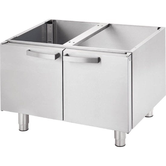 Gas-Griddleplatte, verchromt als Tischgerät, Serie 700 ND - glatt 800x700x250 mm (BxTxH)