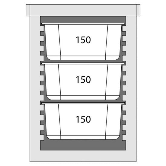 Thermobox Frontlader für 6x GN 1/1 (65 mm)
