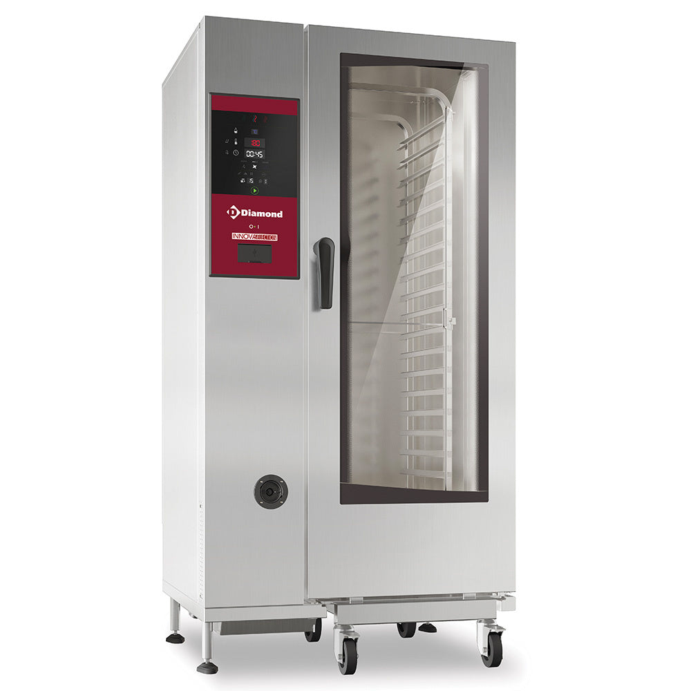 Kombidämpfer mit Boiler & Konvektion 20x GN1/1 + Reinigung - SBES/XC-20-230V/3-