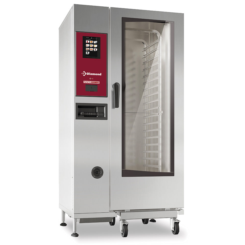 Elektro Kombidämpfer "TOUCH" mit Boiler & Konvektion 20xGN1/1+ Reinigung - SBET/XC-20-230V/3-