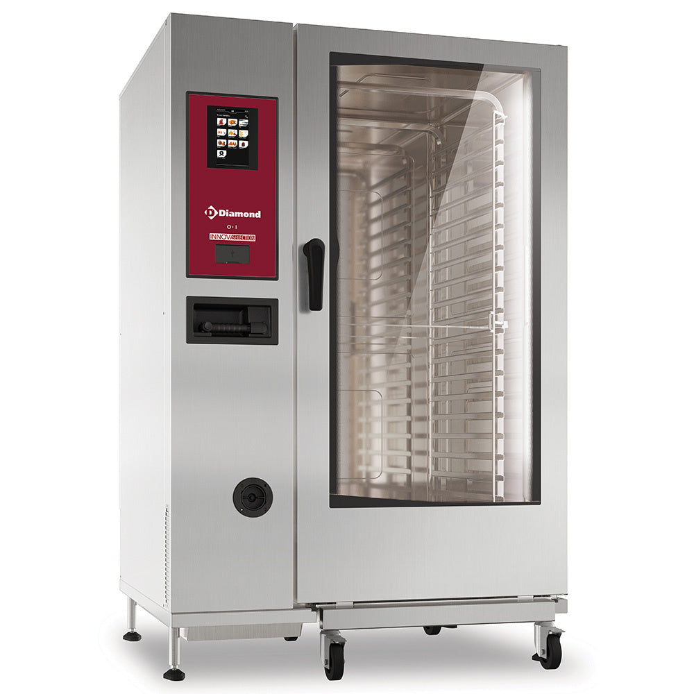 Elektro Kombidämpfer "TOUCH" mit Boiler & Konvektion 20xGN2/1+ Reinigung - SBET/XC-22