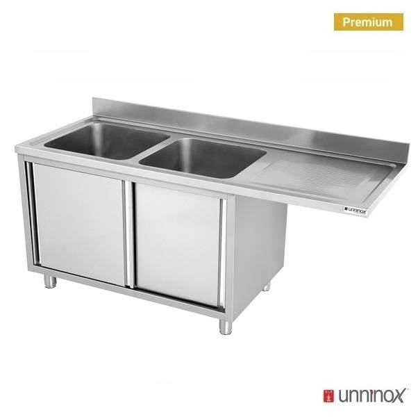 SpÃ¼lbecken-Einheit 200x70xH85 2 Becken links