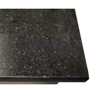 Salattheke, SNACK-Line, Kalte Theke, 4x GN1/1, Granit Star Galaxy schwarz, 153x82x85.5 Glasaufbau Klarglas ohne Zwischenablage, H=396mm