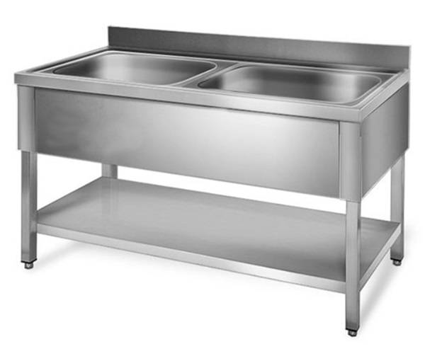 1200x600xH850mm 2 Becken - Mitte