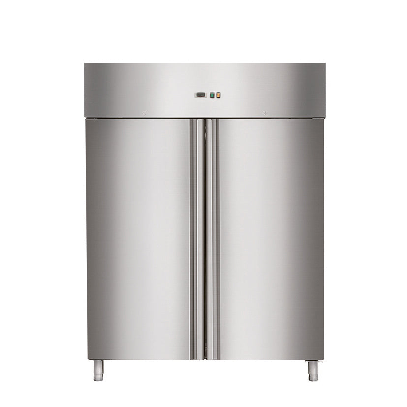 Profi-Edelstahlkühlschrank 1145 Liter | Skyrainbow | Umluftkühlung