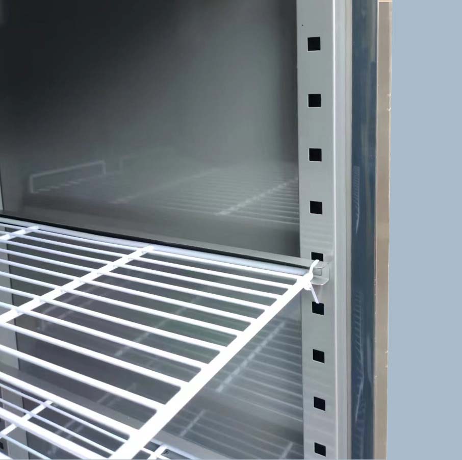 Edelstahltiefkühlschrank, Inhalt 1333 Liter, GN2/1