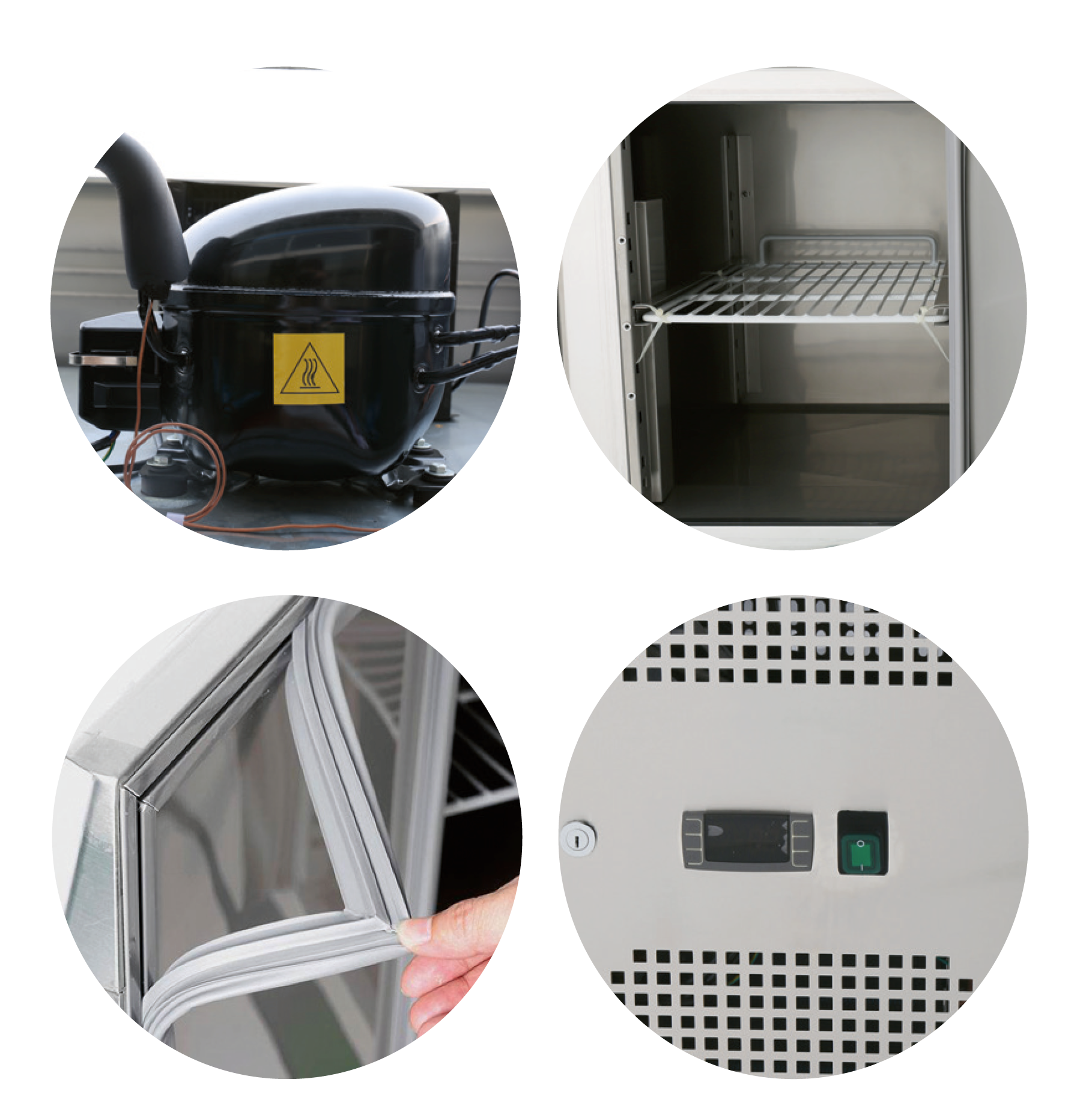 Saladette 3 Türen, Inhalt 260 L, 137 x 70