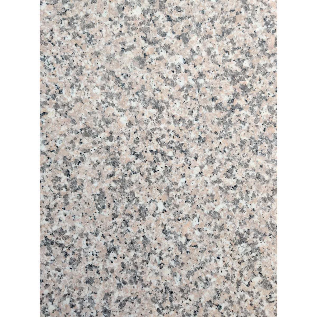 Salattheke,  SNACK-Line, Kalte Theke, 6x GN1/1, Granit rosa-grau, 223x82x85.5 Glasaufbau Klarglas ohne Zwischenablage, H=396mm
