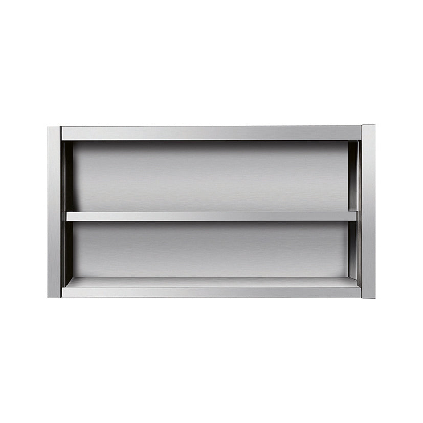 Wandhängeschrank aus Edelstahl, 150 x 40, ohne Tür