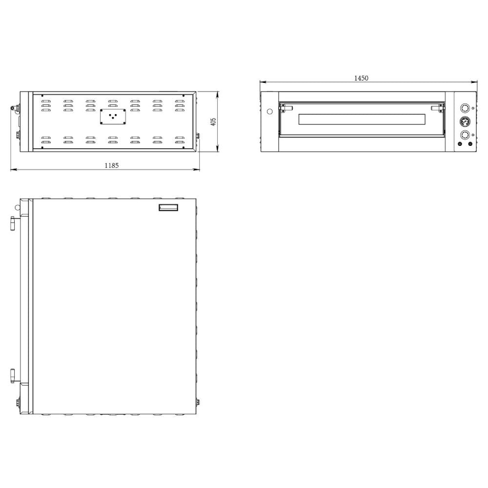 TOPLINE Elektro Pizzaofen 9 x 34 cm